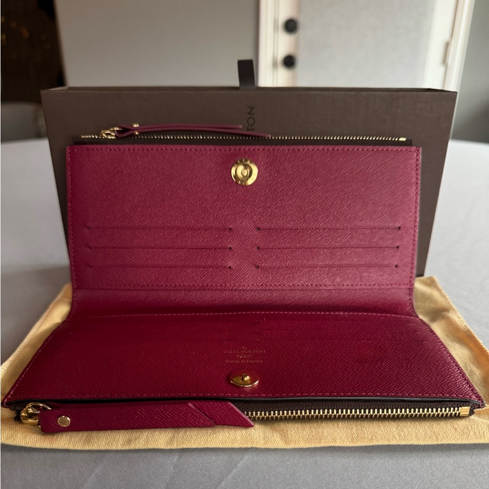 Louis Vuitton Adele Monogram Wallet – Fuchsia Interior | Tags + Dust Bag + Box - Picture 8 of 15